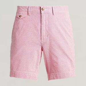 Polo Ralph Lauren 9 Inch Classic Fit Seersucker Short Men 30 Pink White Preppy